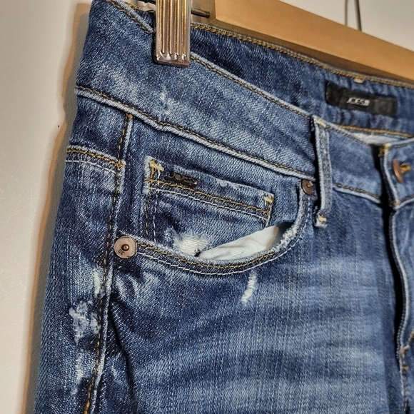 Joe's Honey Fit Distressed Bootcut Jeans Size 27 - Picture 5 of 13